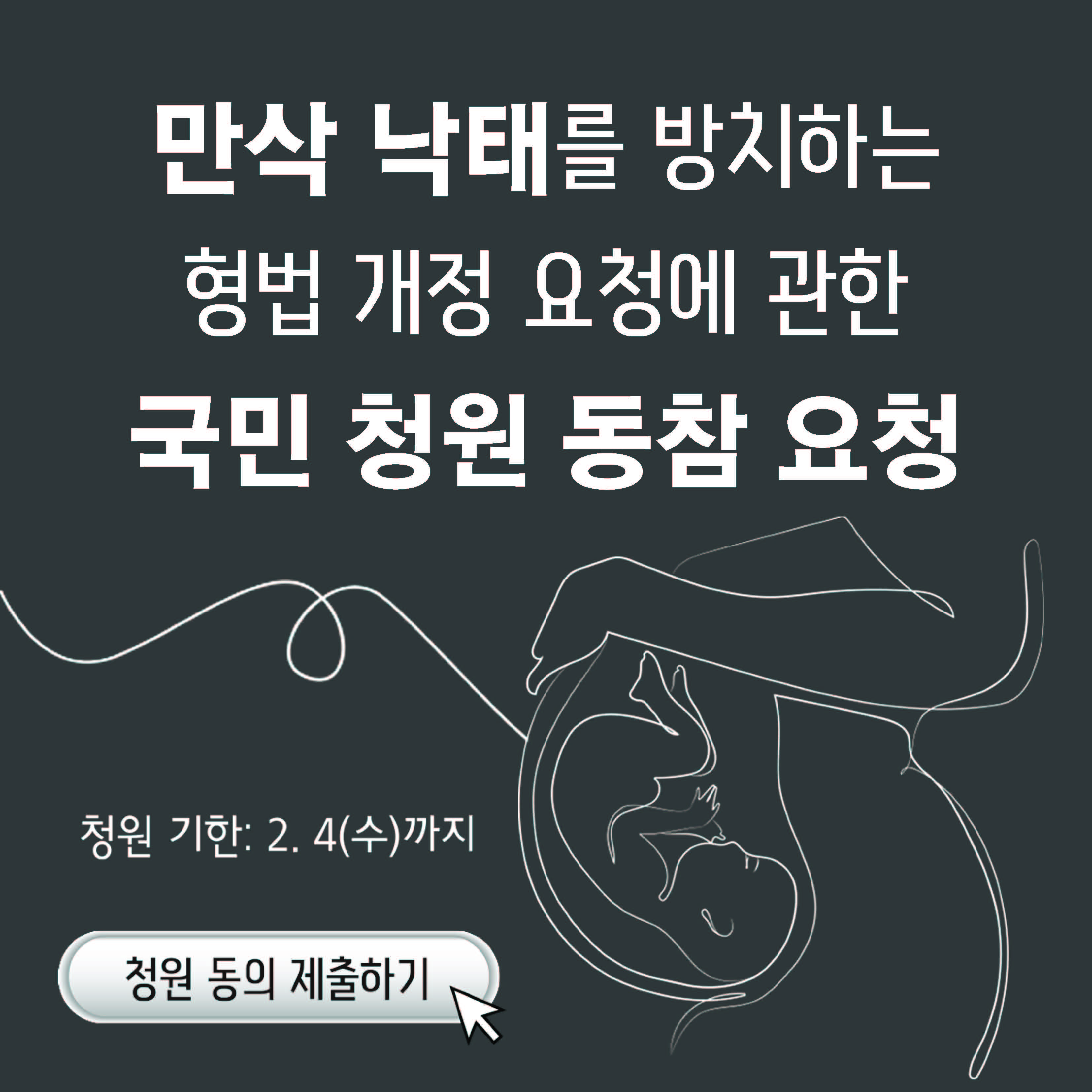 모자보건법 일부개정법률안 국민 청원